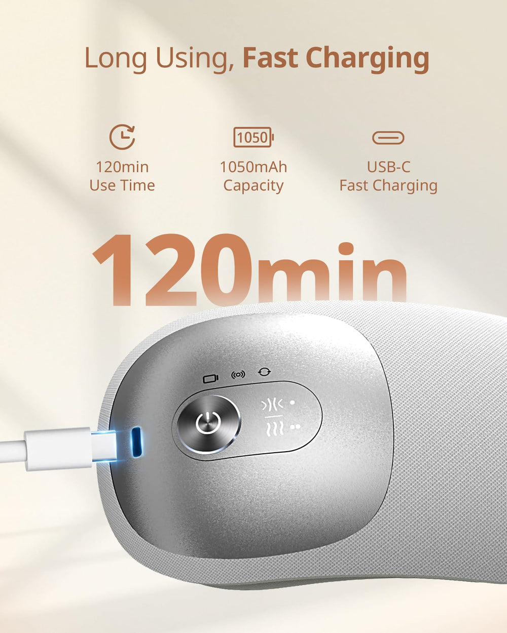 Ibreo eye massager with Bluetooth music for a calming session
