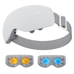 Ibreo eye massager front view showing heat and cooling options for tired eyes