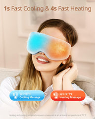 Ibreo eye massager with 14 vibration heads targets eye pressure