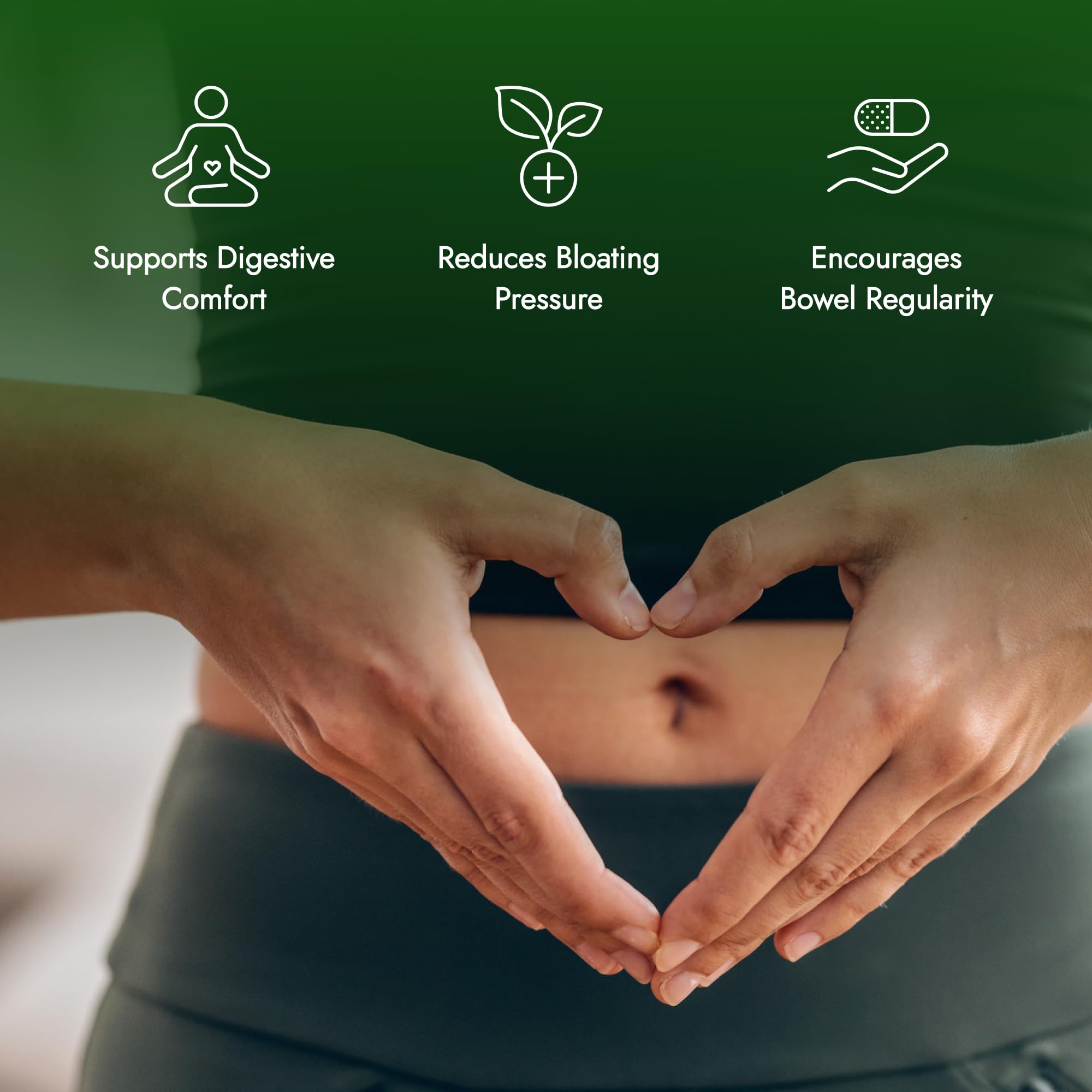 IBS Clear bottle label shows Aloe Vera and fennel oil for gentle digestive support