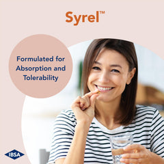Ibsa Syrel non-GMO dietary supplement ready for thyroid-friendly routine.