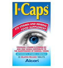 ICaps Extra Lutein tablets bottle supports daily eye comfort during screen time.