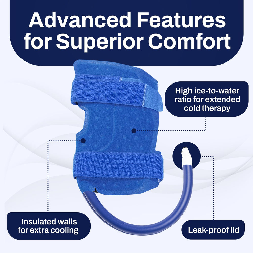 Ice Box flip lid refill feature simplifies ice refills and cleanup.