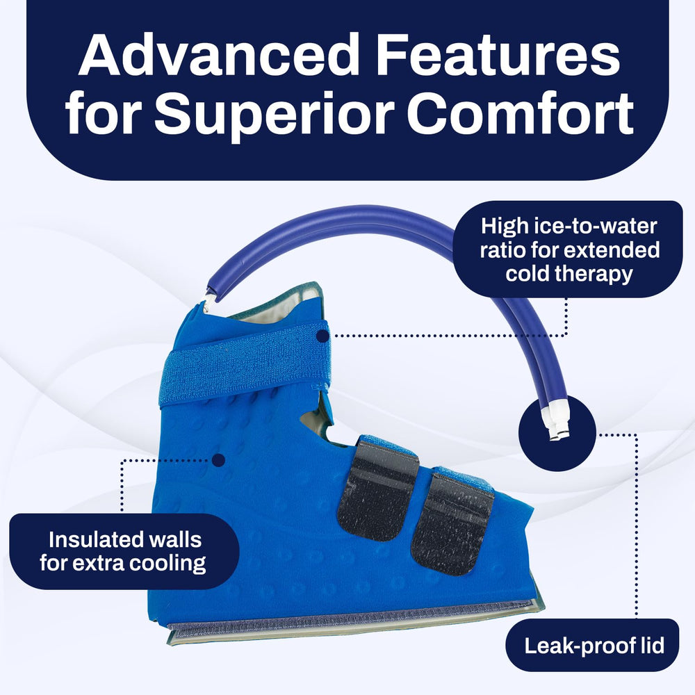 Ice Box leak-proof lid allows easy refills without spills.