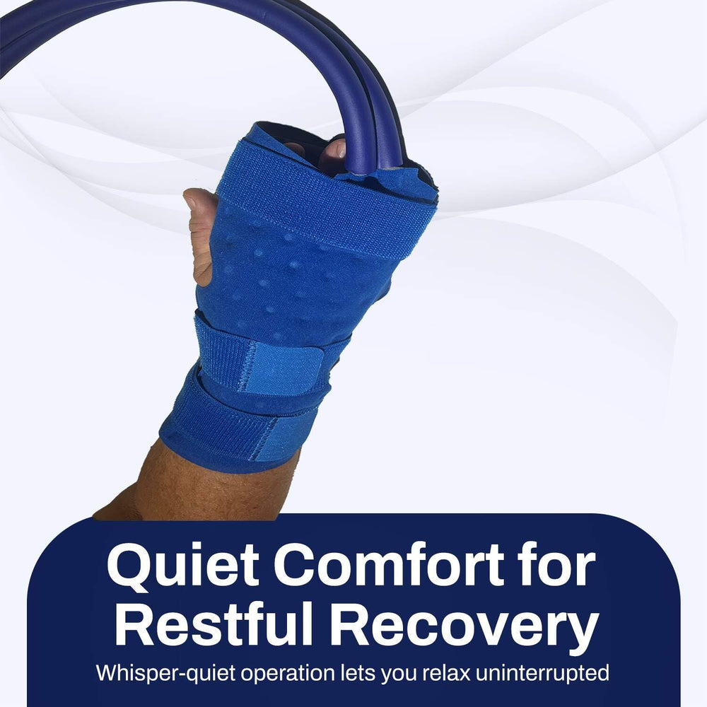 Ice Box wrist pad enhanced cooling delivers even contact across the joint.