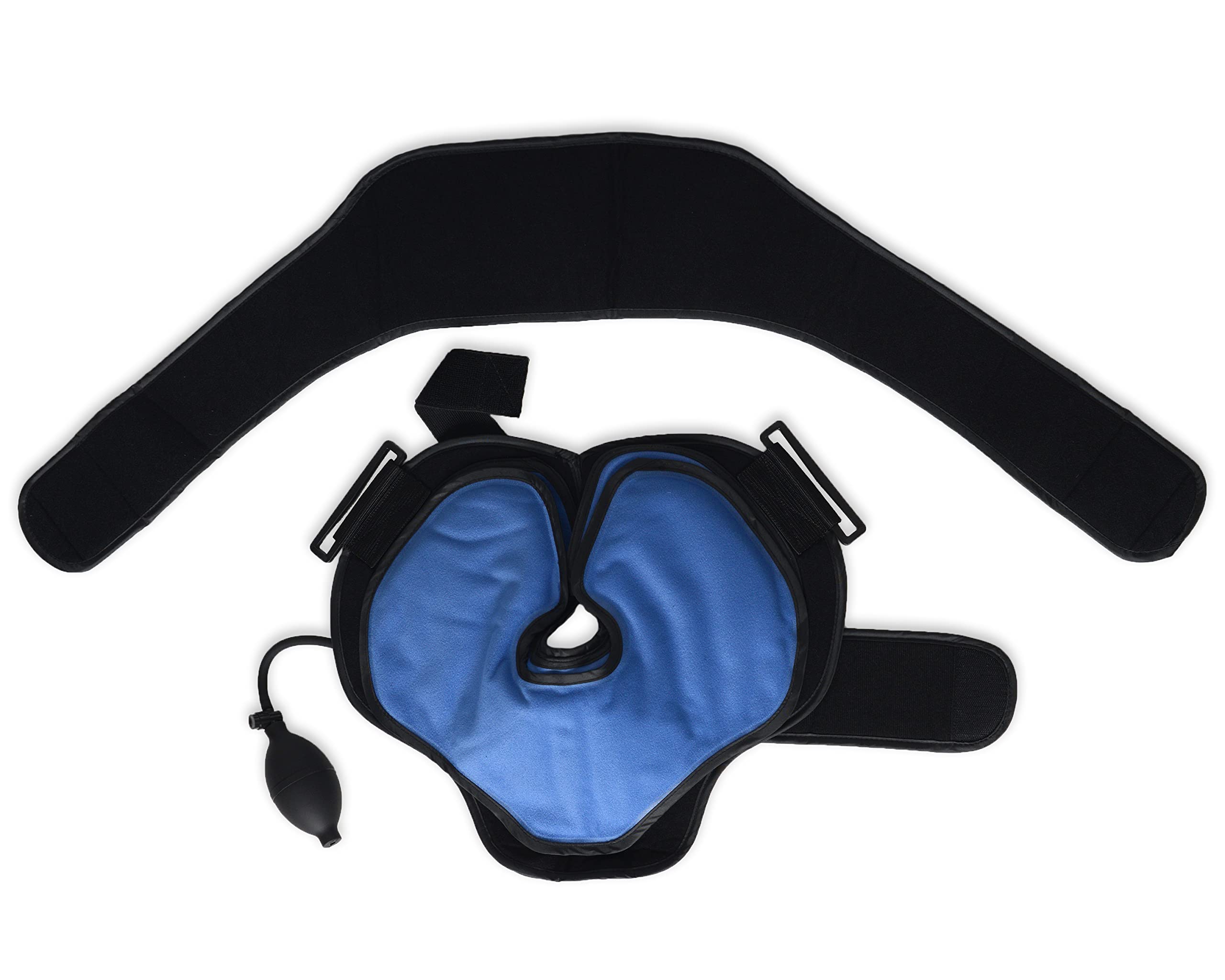 Ice It! Pump air bladder inflates for consistent shoulder pressure.