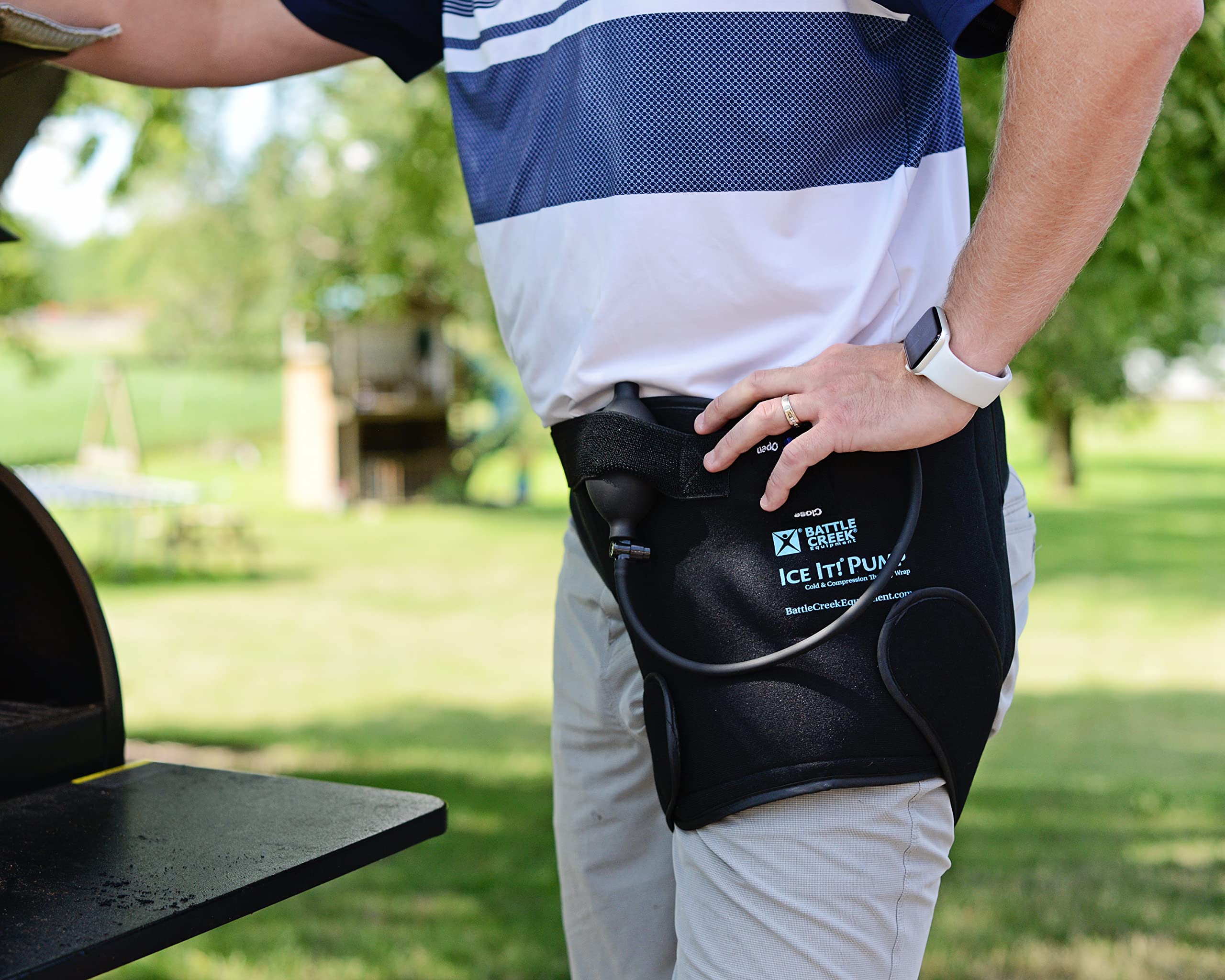 Ice It! storage bag keeps the gel pack clean in freezer or on the go.