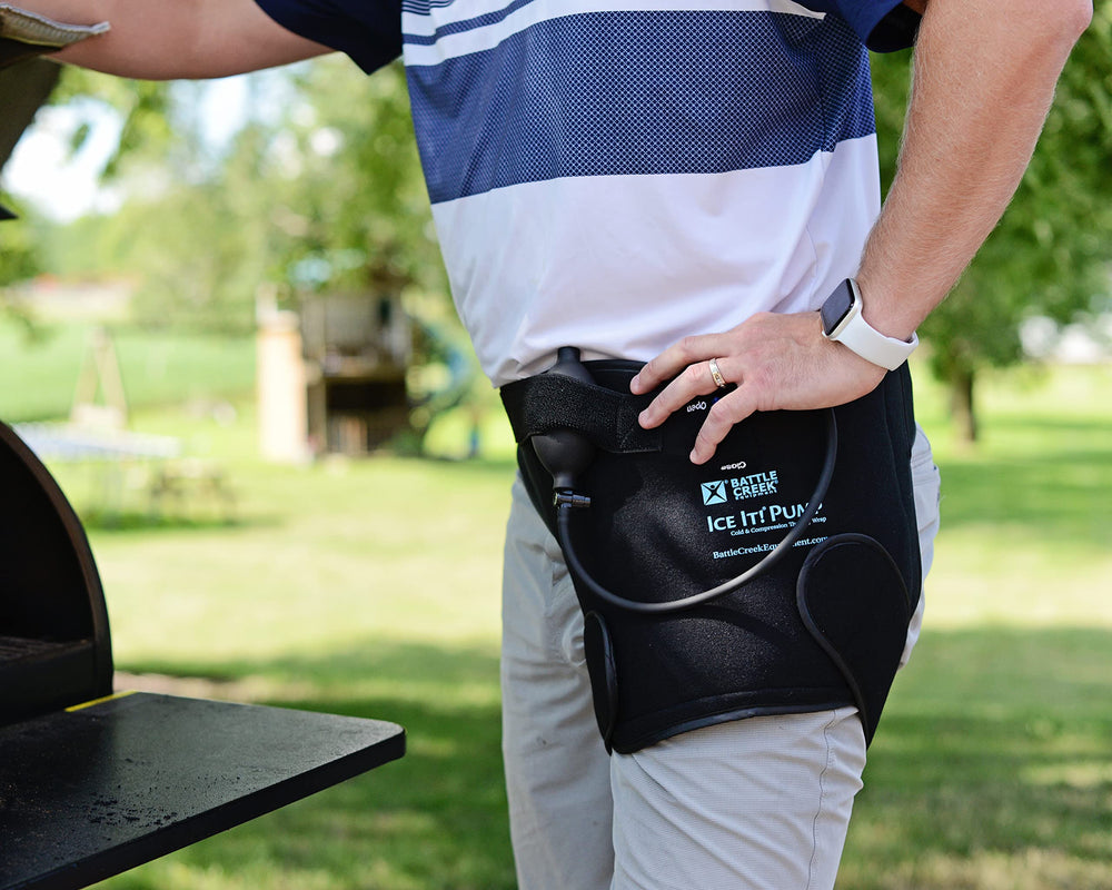 Ice It! storage bag keeps the gel pack clean in freezer or on the go.