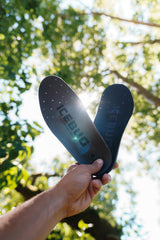 Icebug Slim insoles available in low/med/high arch versions for different feet