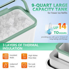 ICENURT programmable timer display enabling customizable cooling sessions.