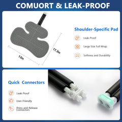 ICENURT shoulder therapy pad provides secure, comfortable coverage