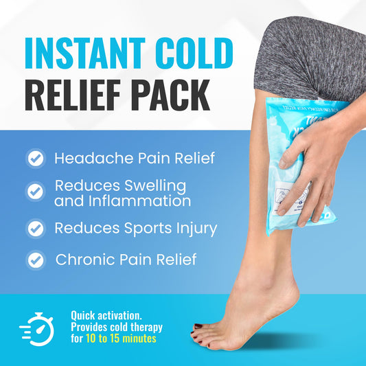 ICEWRAPS activation step showing pop to start cooling