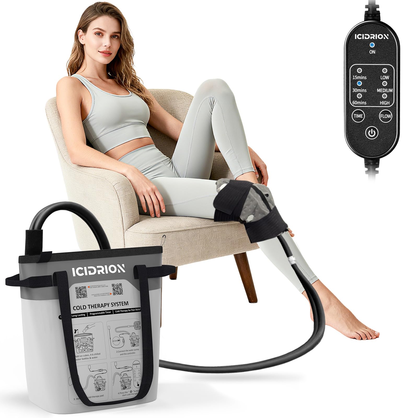 ICIDRION collapsible insulated tiers for compact storage after use.