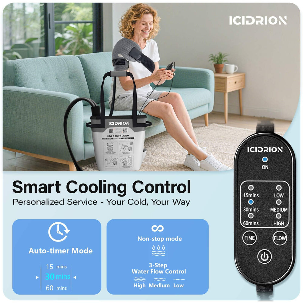 ICIDRION shoulder pad ergonomic fit for secure therapy