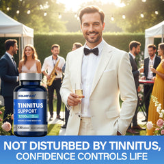 icolorfuled Tinnitus Relief capsules arranged to highlight daily ear comfort potential