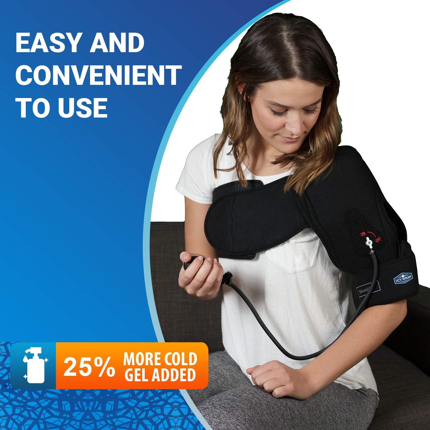 Icy Wrap durable cold therapy wrap stands up to repeated sessions.
