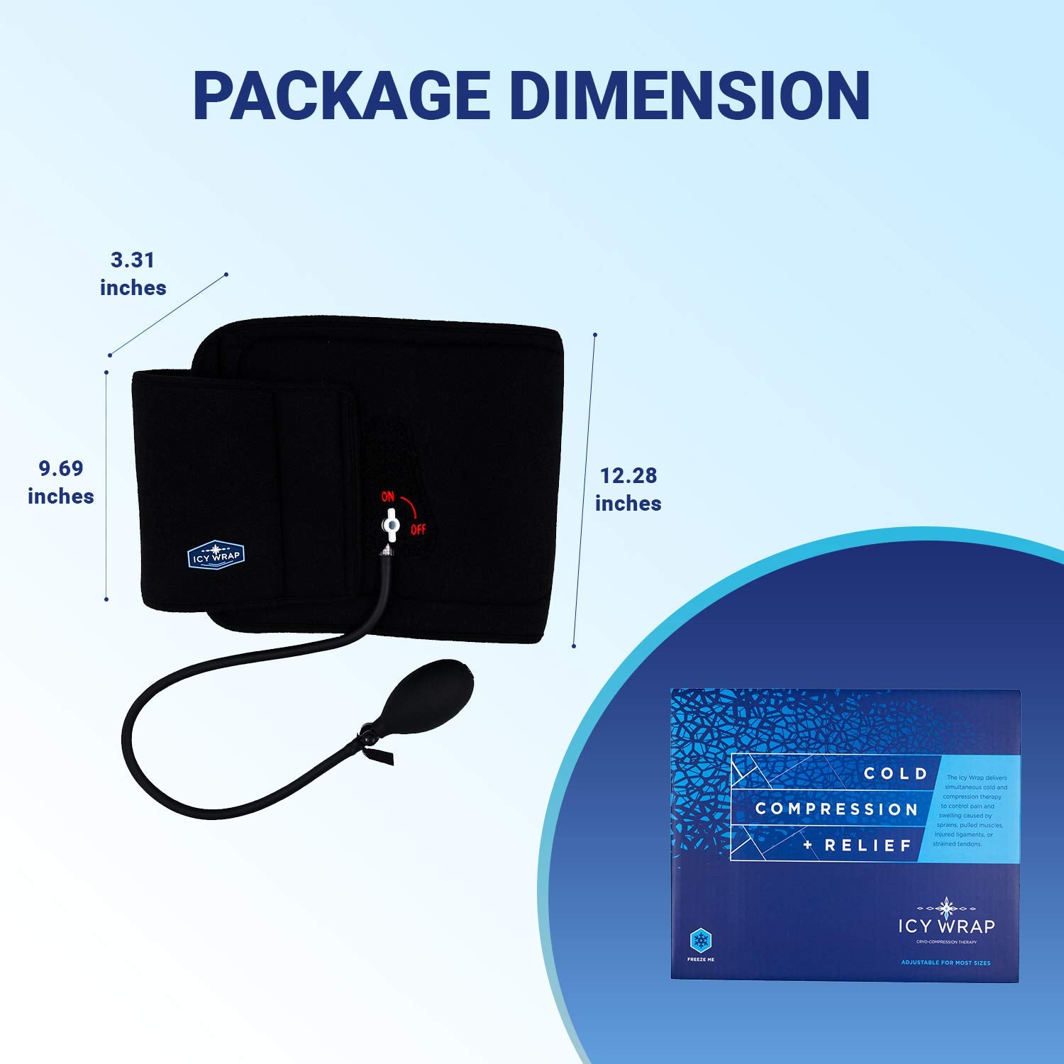 Icy Wrap durable materials endure daily use for long-lasting relief
