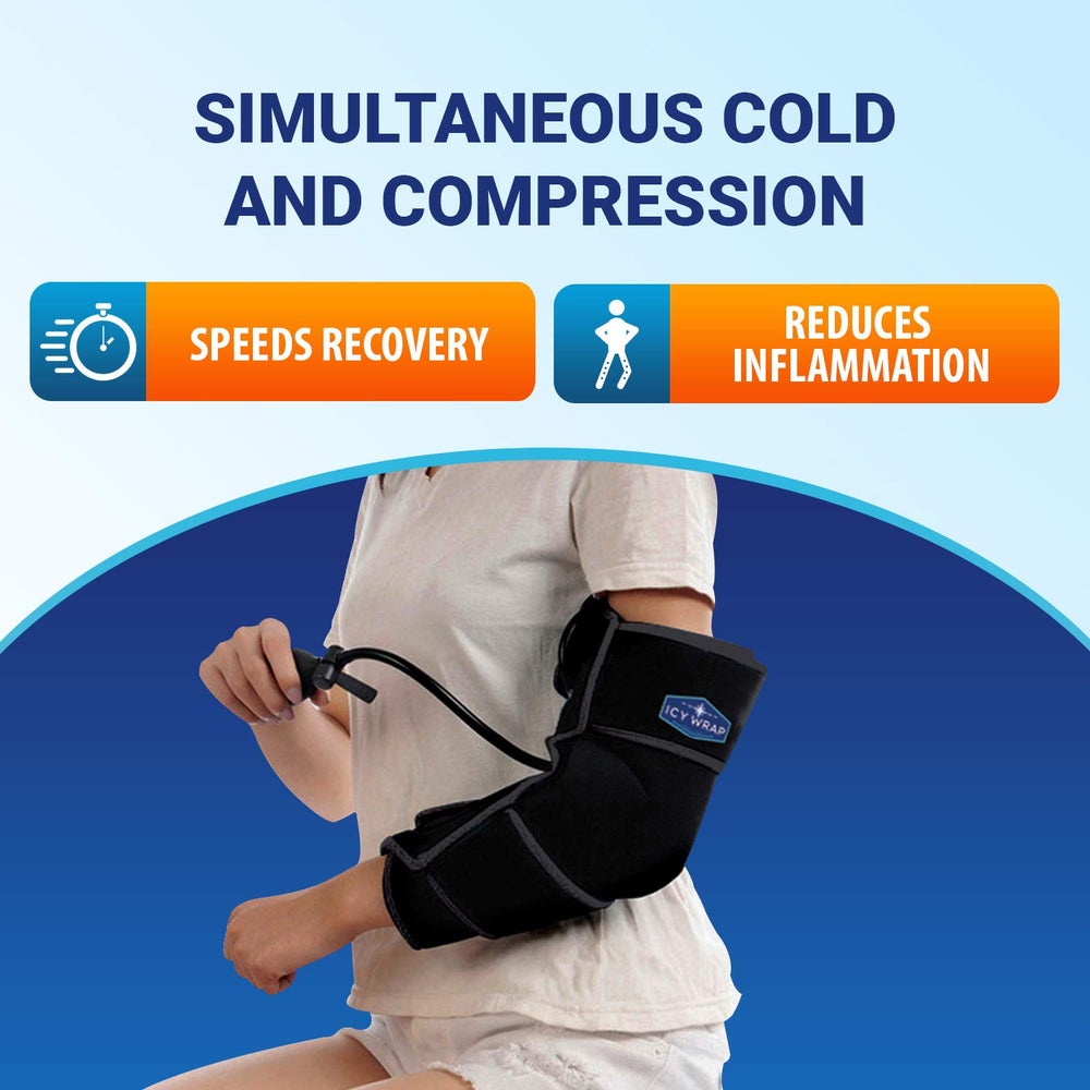 Icy Wrap secure straps keep the wrap in place during activity.