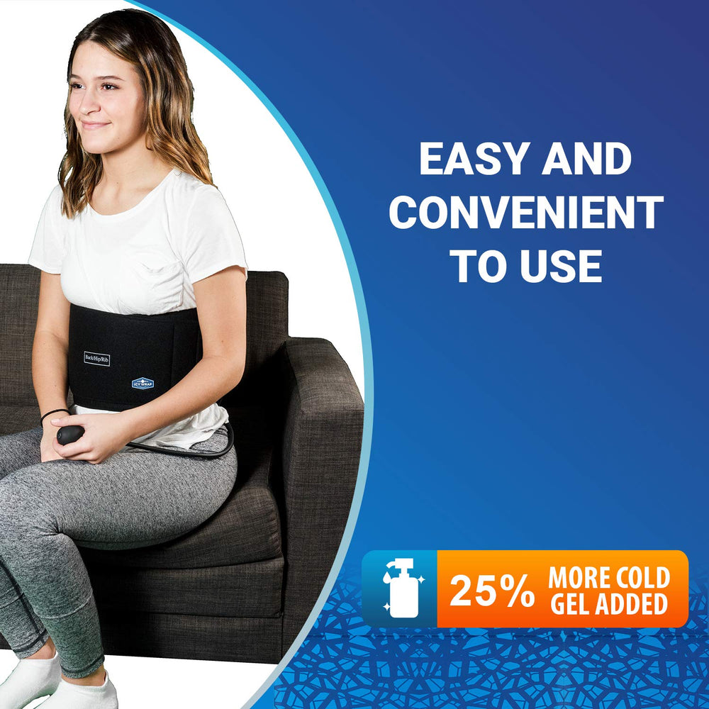Icy Wrap universal fit fits a range of body shapes with support