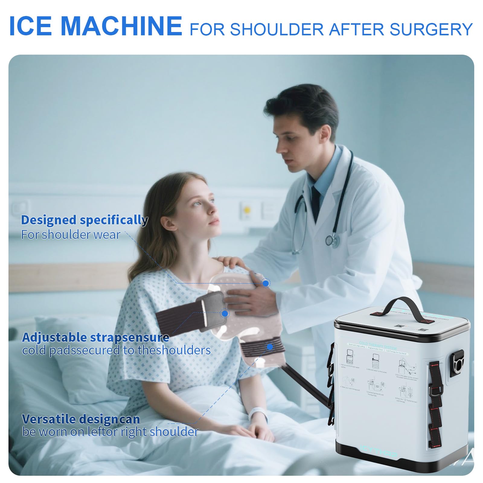 ICYTHRP collapsible bucket enables portable cold therapy sessions