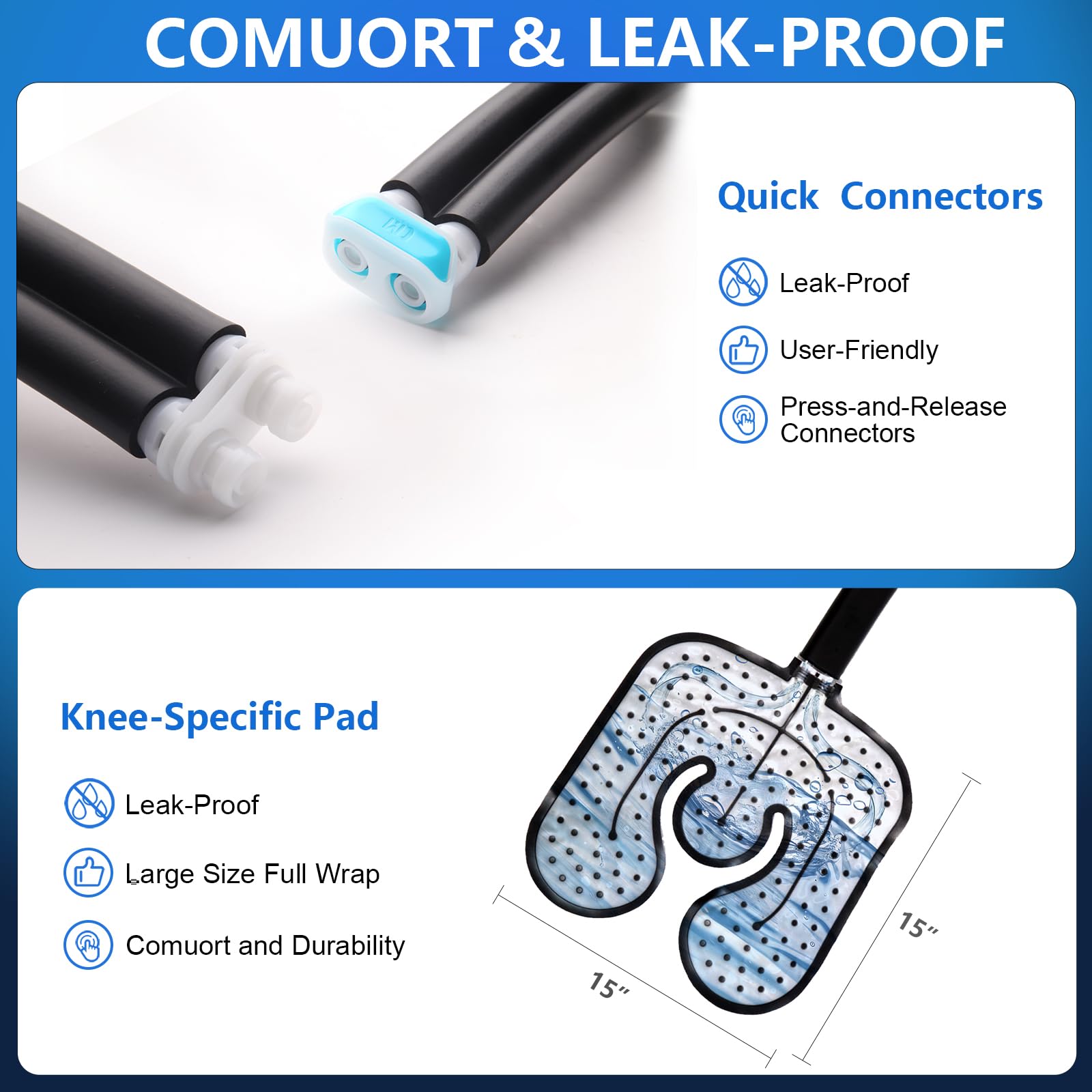 ICYTHRP tubing and connectors system ensuring reliable cold circulation.
