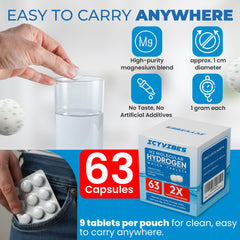 In-use scene showing easy drop-into-glass method for hydration