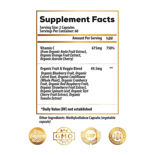 Ideal Infusion acerola berries blend image highlights natural whole-food vitamin C.