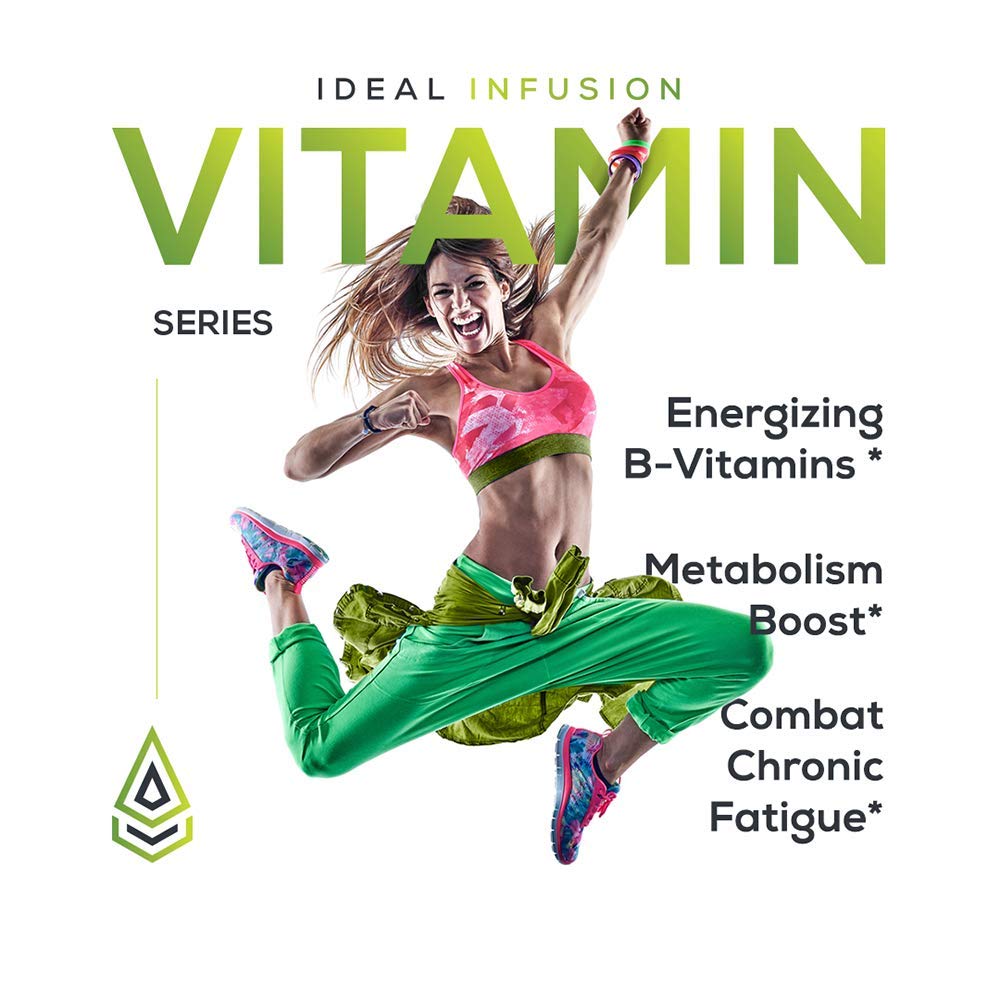 B-Bomb bottle highlights dual B12 forms and B-Complex components.