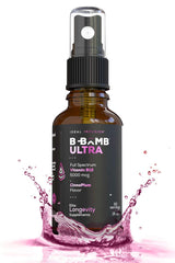 Ideal Infusion B-Bomb showing cinnaplum flavor splash for a tasty energy boost