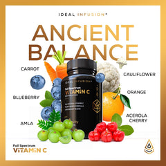 Ideal Infusion bioflavonoids and cofactors matrix emphasizes nutrient synergy.