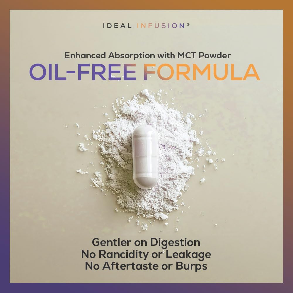 Ideal Infusion gomct-powder image highlighting patented coconut MCT delivery