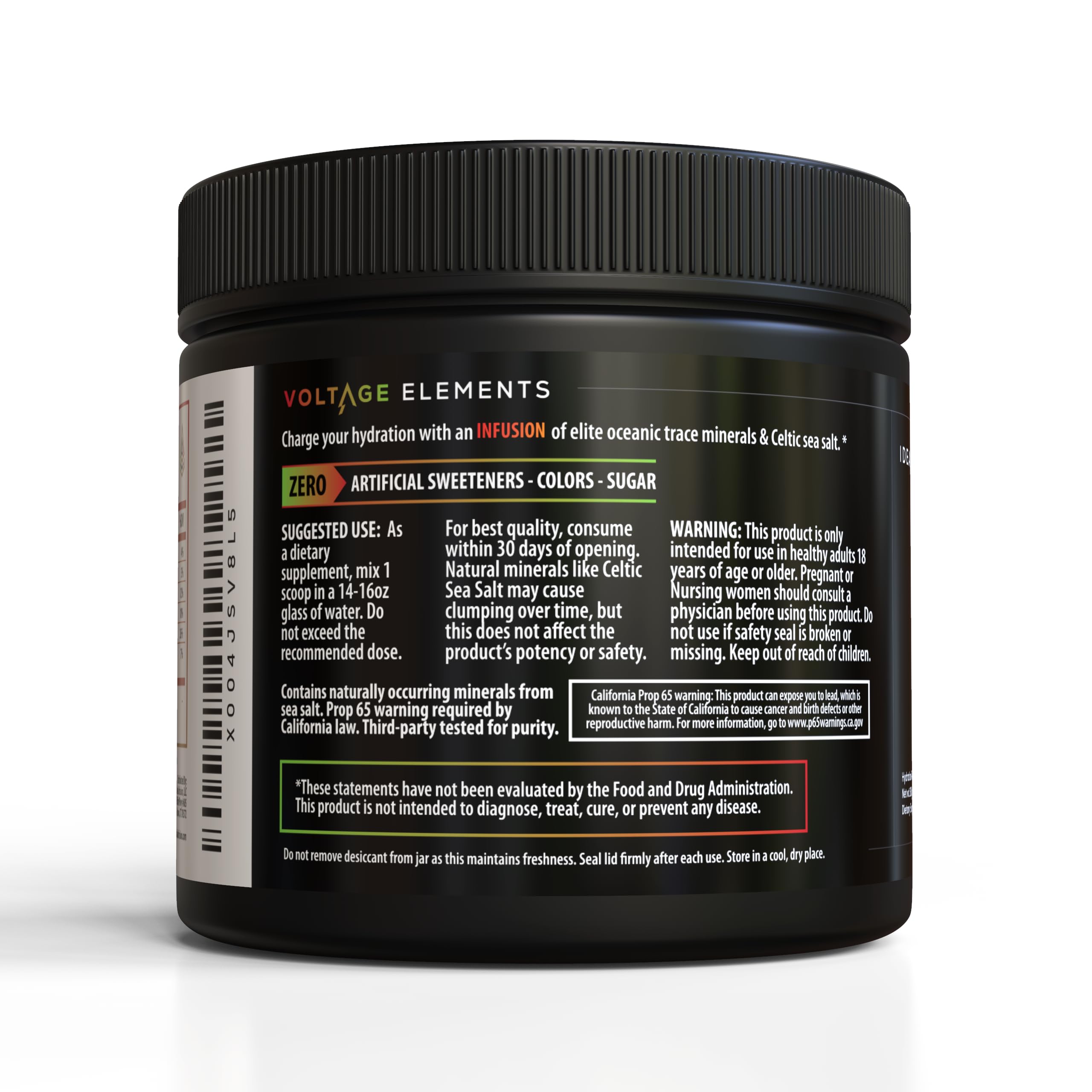 Ideal Infusion sealed tub close-up ensuring freshness and clean ingredients.