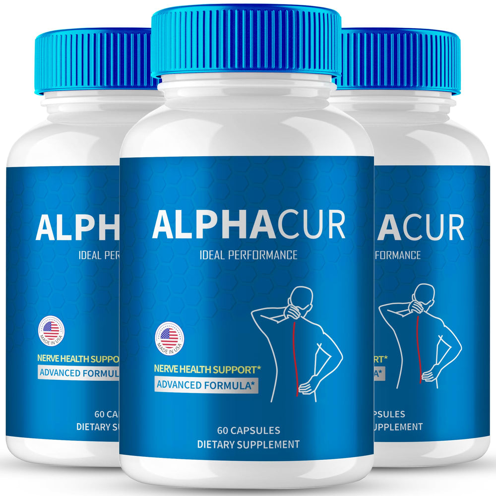 IDEAL PERFORMANCE AlphaCur bottle with capsules, potential support for healthy circulation.
