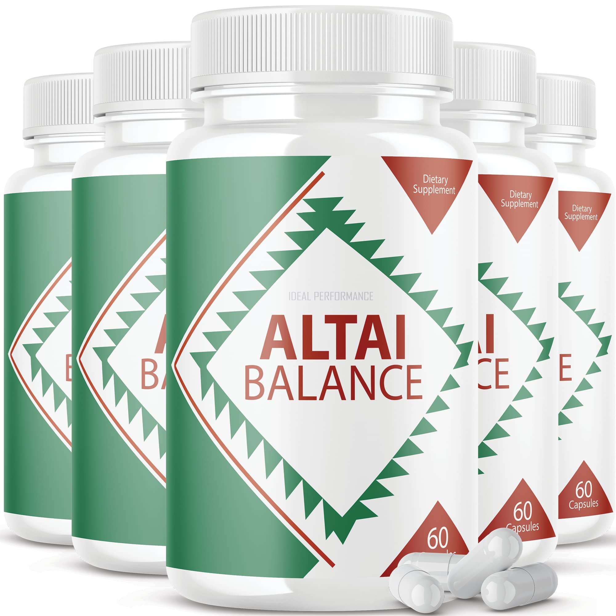 IDEAL PERFORMANCE Altai Balance pills closeup for daily routine.