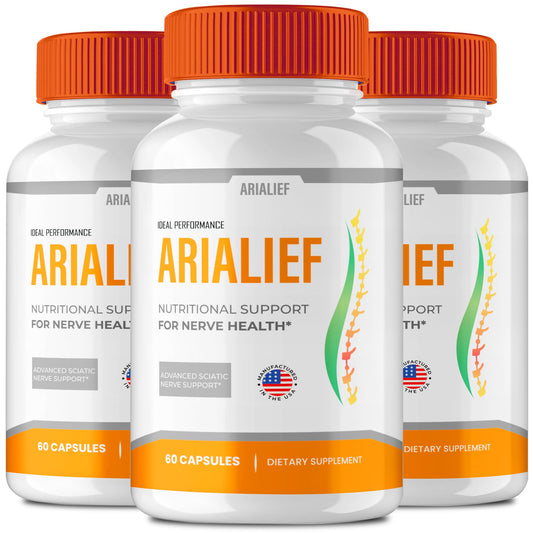 IDEAL PERFORMANCE Arialief bottle pour for daily focus on the go.