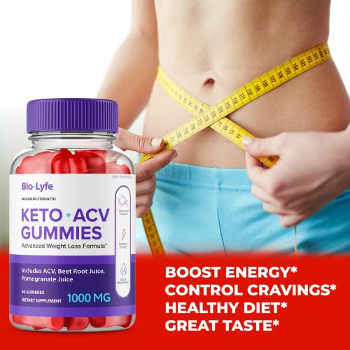IDEAL PERFORMANCE Biolyfe Keto ACV gummies easy-dosing display communicates simple routine