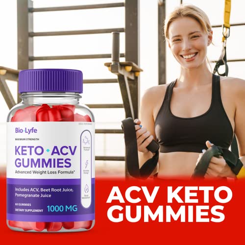 IDEAL PERFORMANCE Biolyfe Keto ACV gummies pack showcases convenient daily chewables