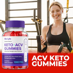 IDEAL PERFORMANCE Biolyfe Keto ACV gummies pack showcases convenient daily chewables