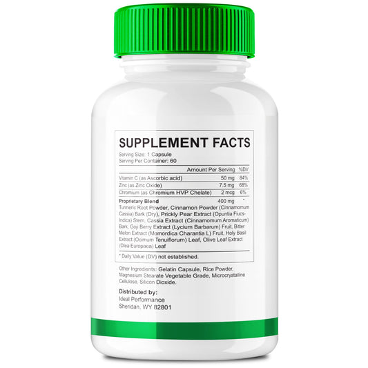 IDEAL PERFORMANCE Bladder Shield capsules pack ready-to-use for daily wellness