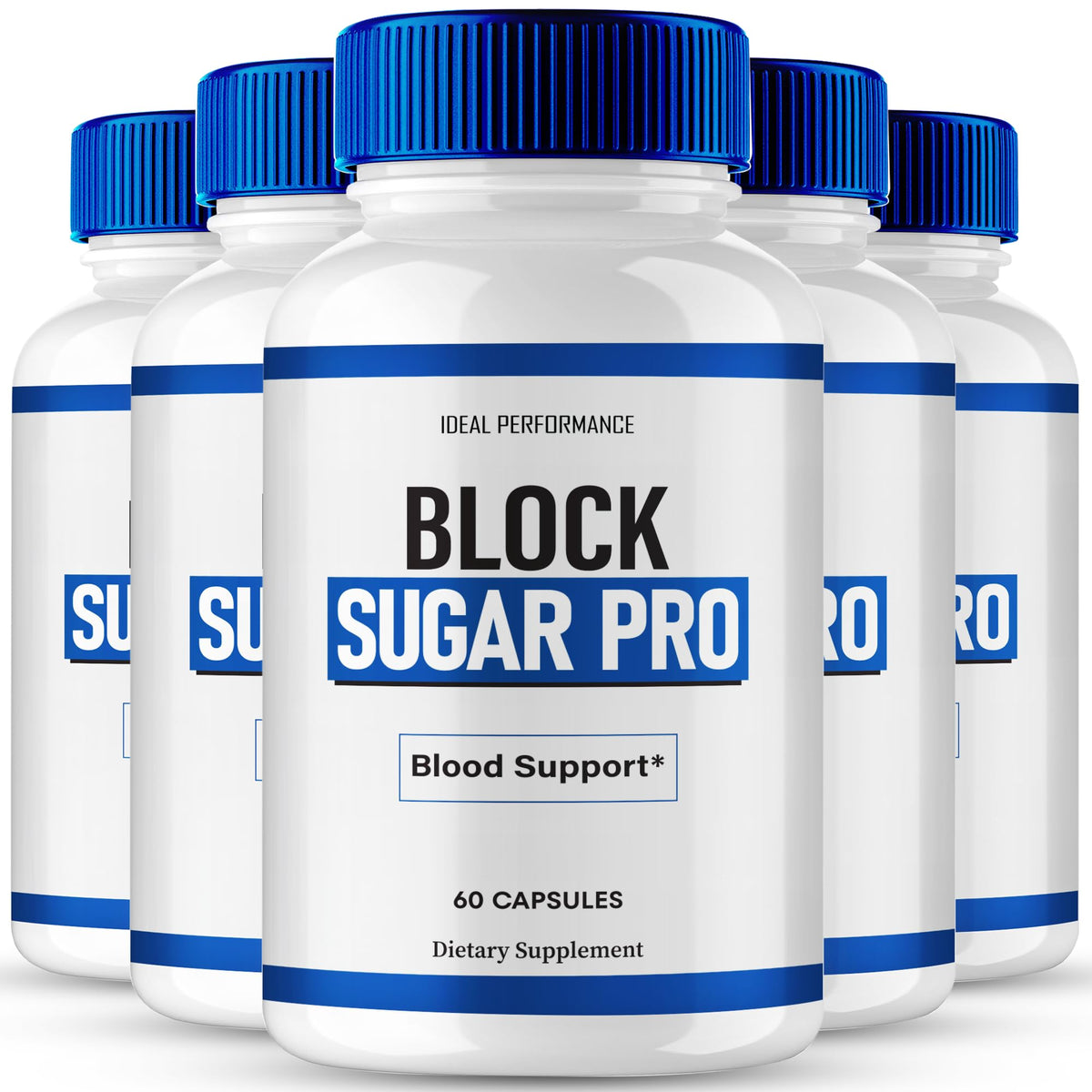 IDEAL PERFORMANCE Block Sugar Pro capsules bottle for daily circulation support