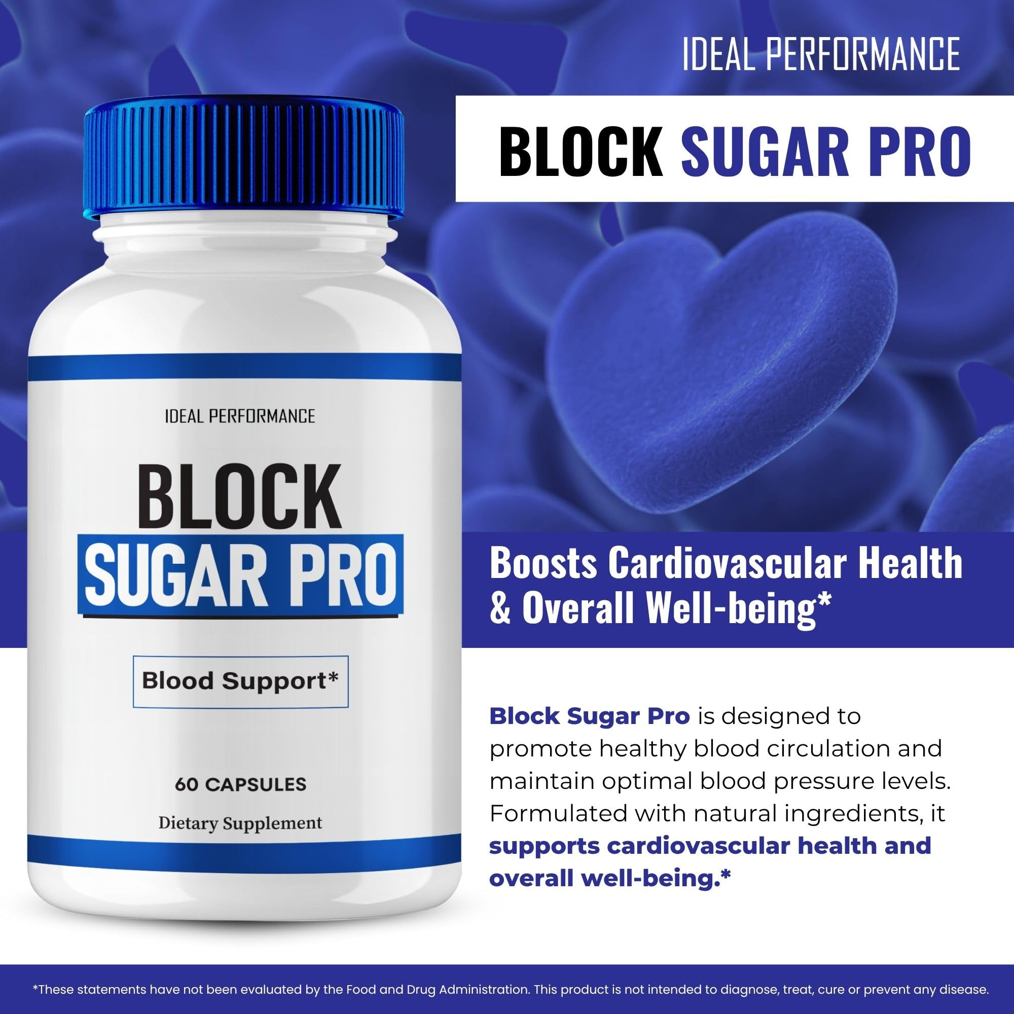 IDEAL PERFORMANCE Block Sugar Pro capsules pour demonstrates easy dosing