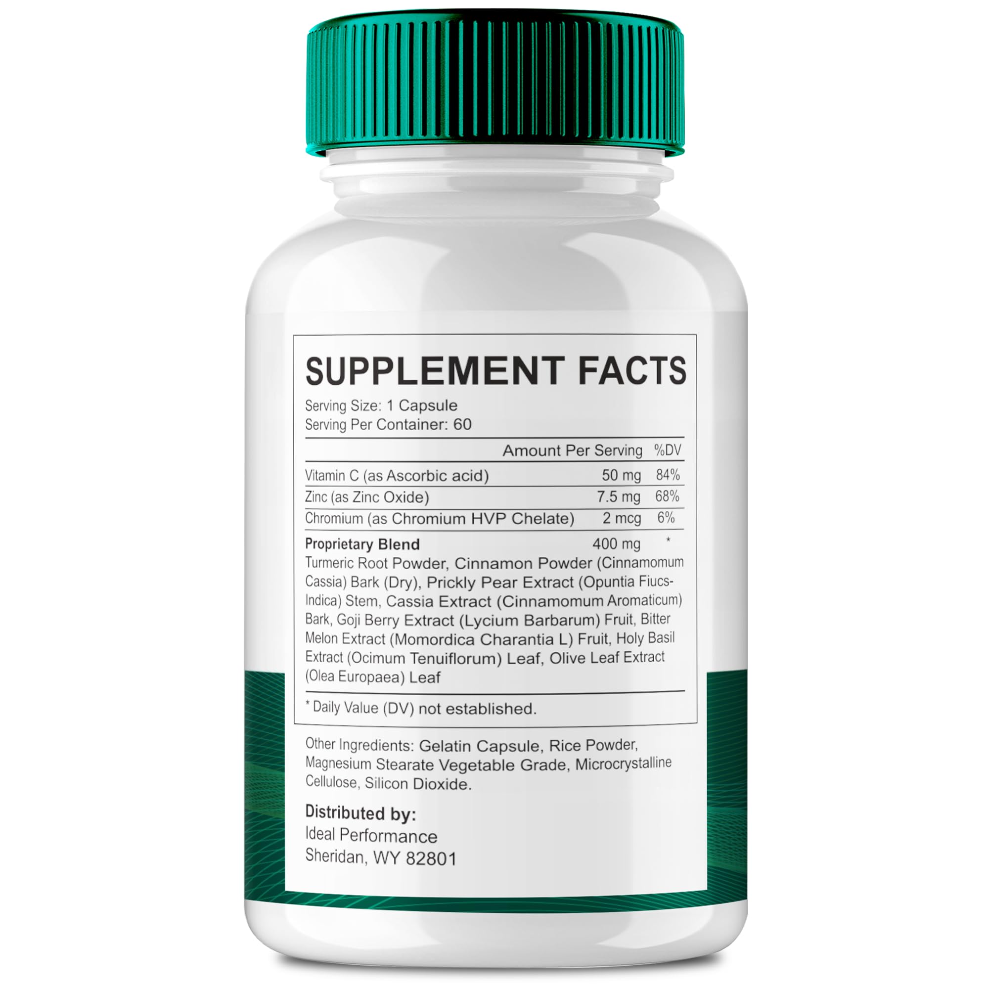 IDEAL PERFORMANCE Blood Restore Capsules packaging, premium quality for daily wellness routines.