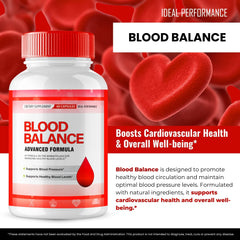 IDEAL PERFORMANCE Blood Balance packaging box front displays official BloodBalance pills badge.
