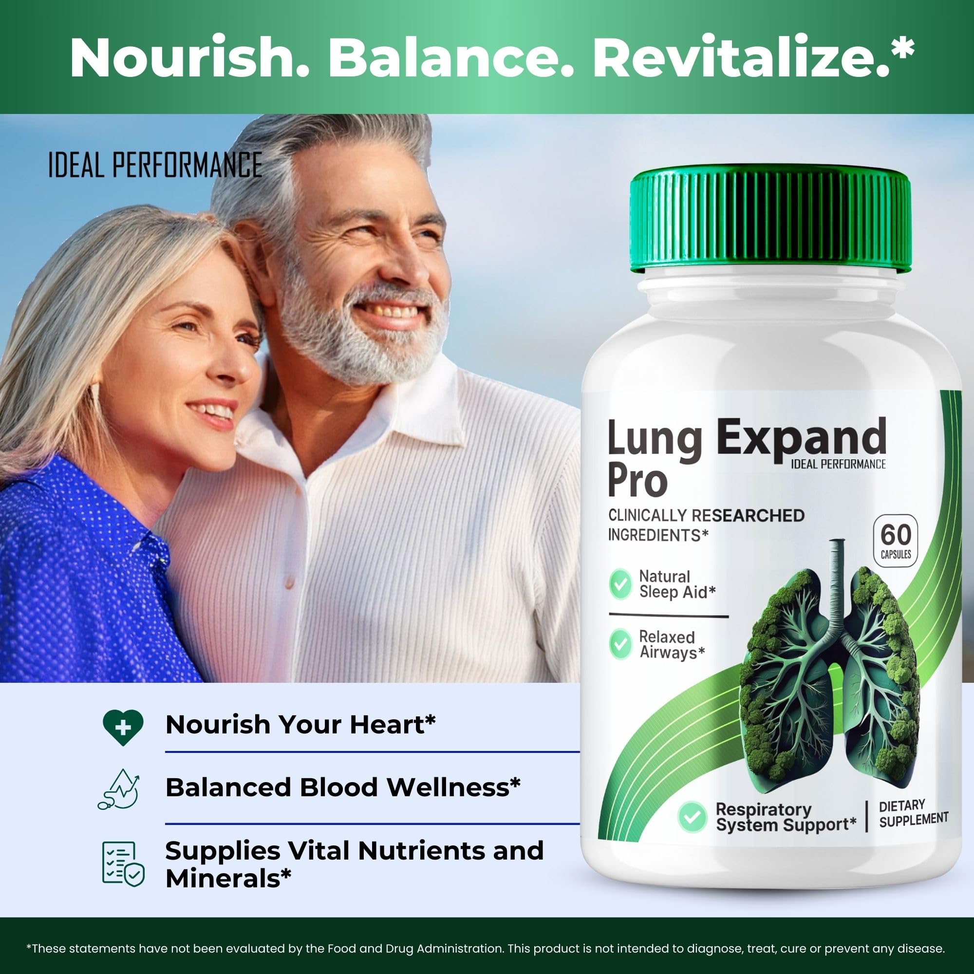 Lifestyle scene showing an active adult integrating Lung Expand Pro into daily regimen.