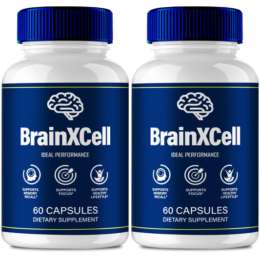 IDEAL PERFORMANCE Brainxcell bottle front view for enhanced focus potential