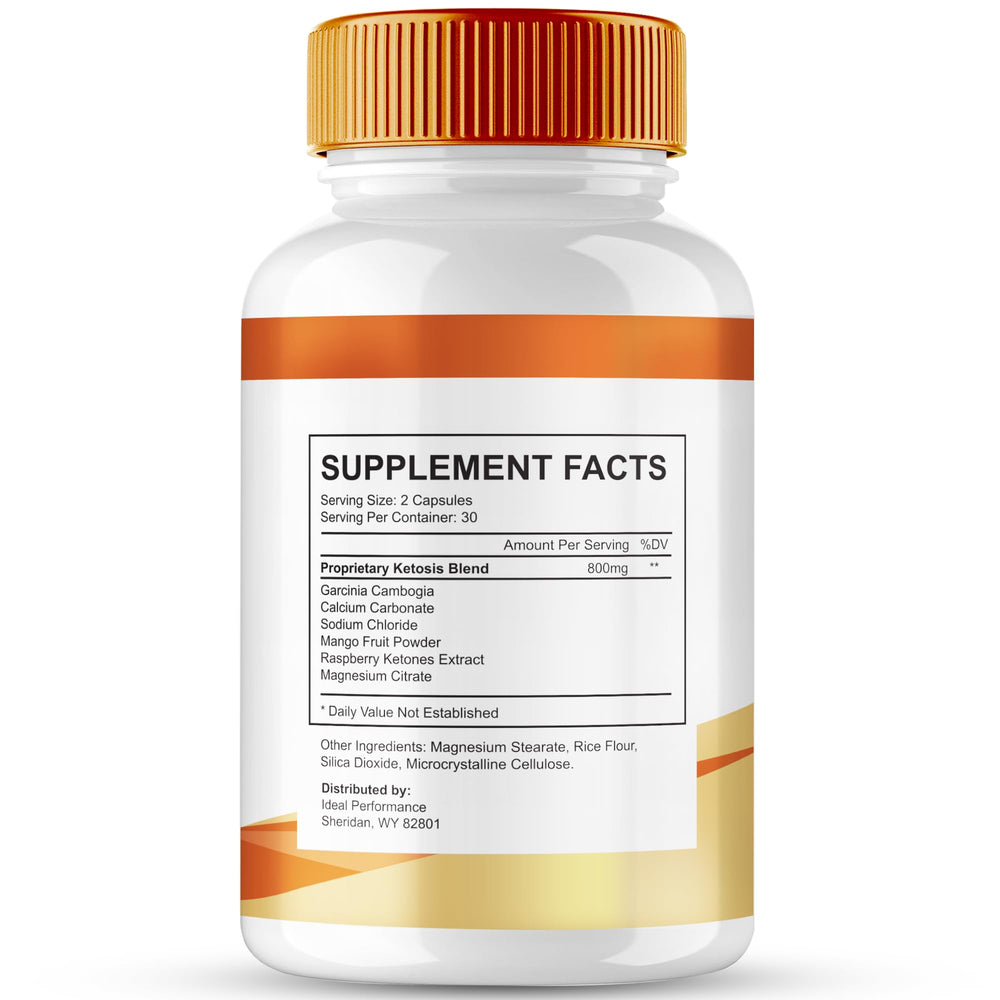 IDEAL PERFORMANCE Burn Peak capsules pack highlights a keto-friendly supplement routine