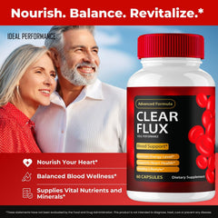 IDEAL PERFORMANCE Clear Flux capsules in hand illustrate portable daily supplementation.