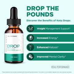 Close view demonstrates dropper dosing for simple, mess-free measurements