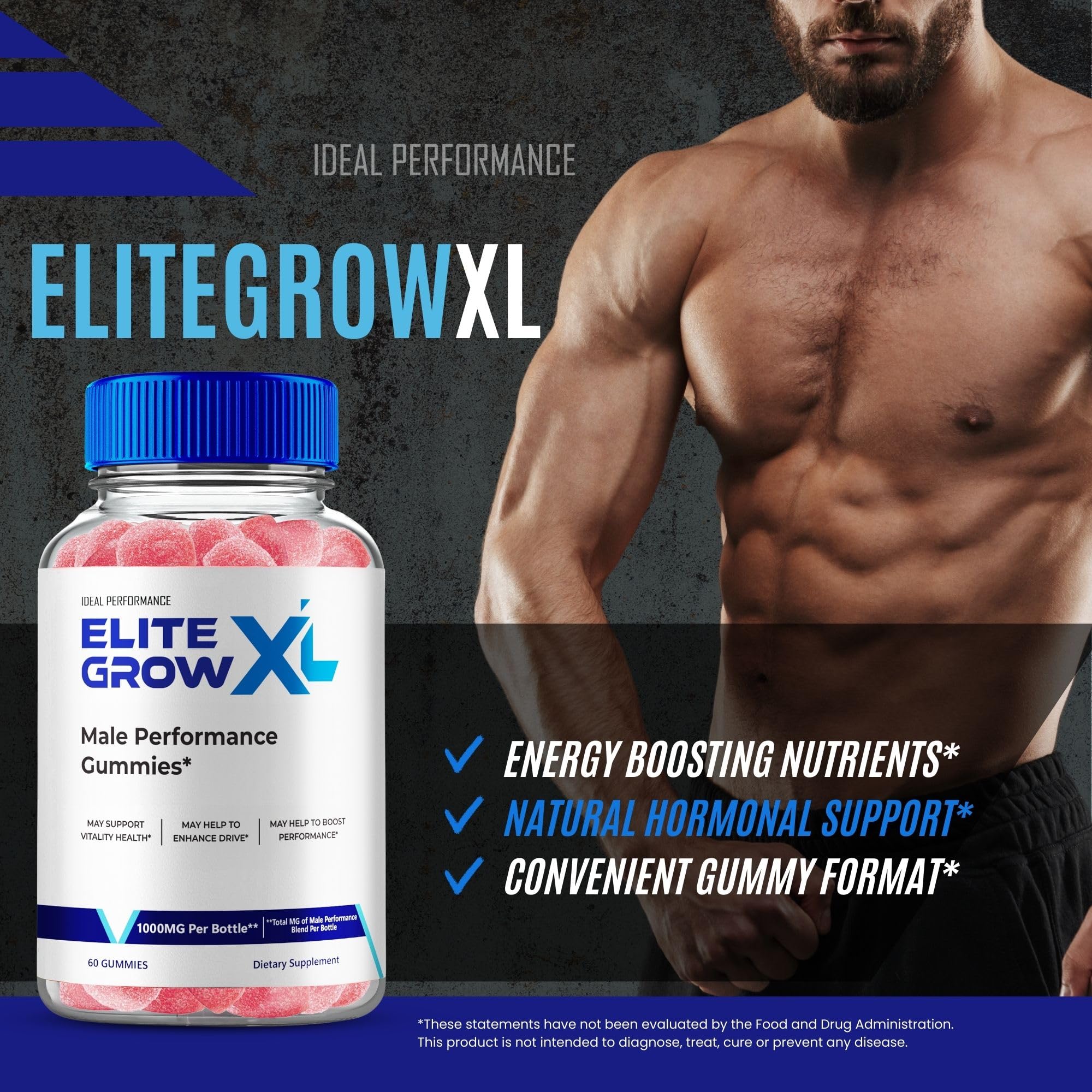 IDEAL PERFORMANCE Elite Grow XL on counter ready for daily routine